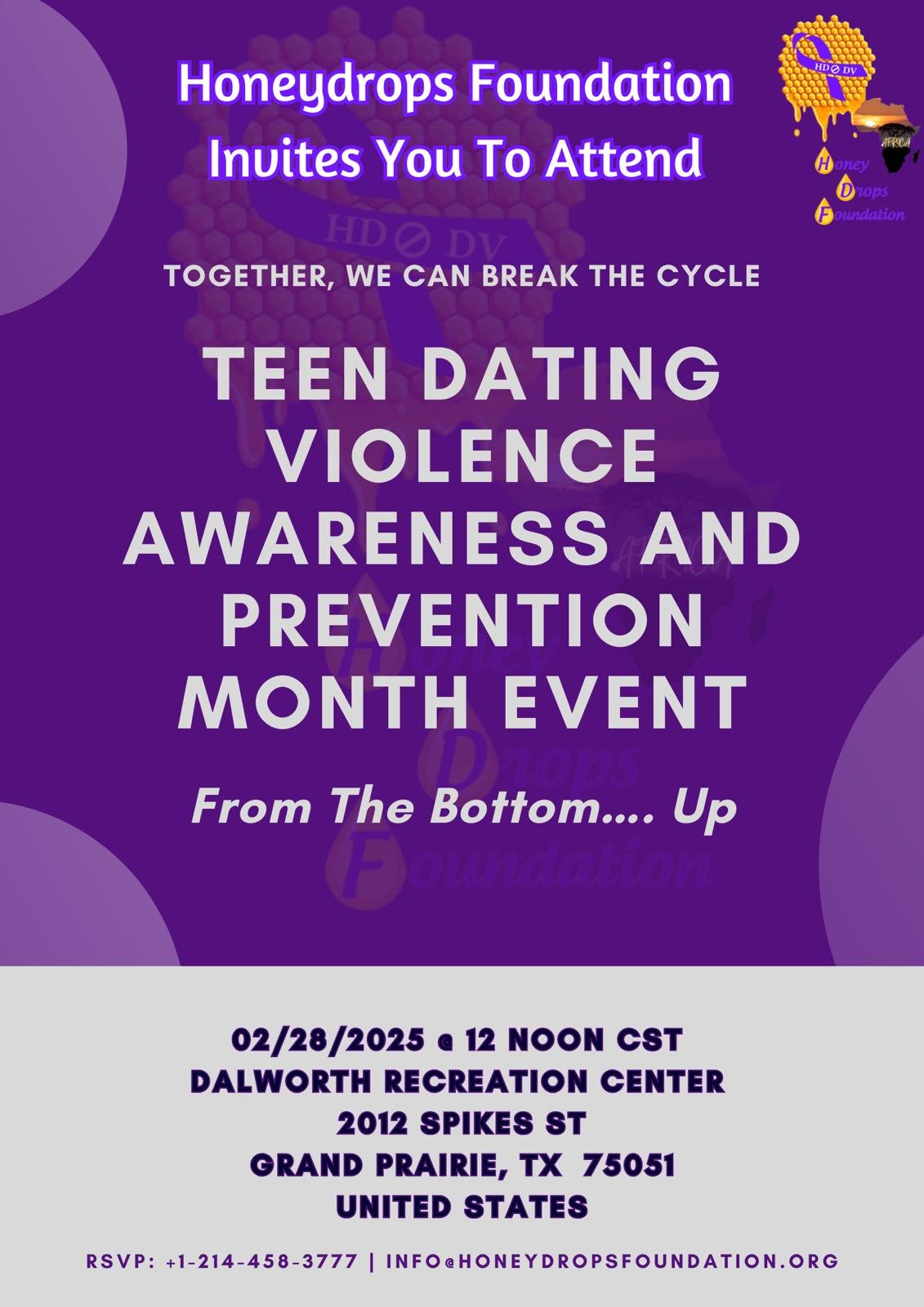Teen Dating Violence Awareness and Prevention Month Event